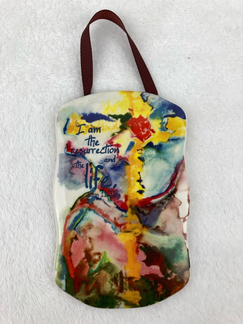 Demdaco Sure Grace Resurrection Plaque 4” x 3”